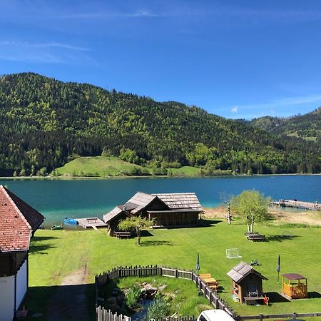 Hotel Ferienhof Hoffmann Weissensee Exterior foto