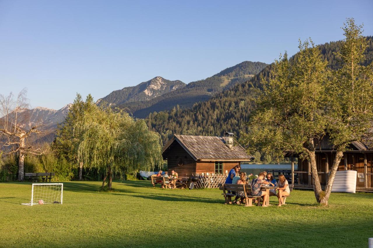 Hotel Ferienhof Hoffmann Weissensee Exterior foto